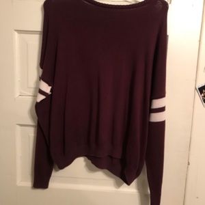 Burgundy Brandy Melville long sleeve